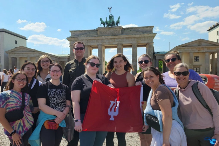 Students visited Europe for a KEY World War II literature class.