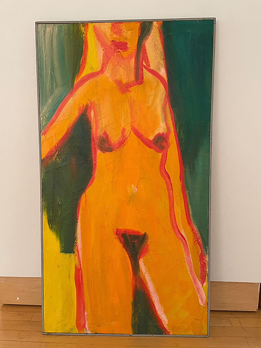 "Nude Oil" by Don Vogl, oil on canvas